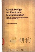 Circuit Design for Electronic Instrumentation（ PDF版）