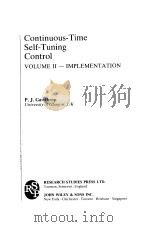 Continuous-Time Self-Tuning Control     PDF电子版封面  0863800882   