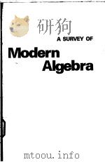 A SURVEY OF Modern Algebra Fourth edition     PDF电子版封面     