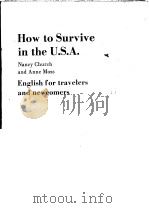 How to Survive in the U.S.A.     PDF电子版封面     
