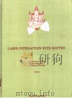 LASER INTERACTION WITH MATTER     PDF电子版封面     