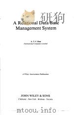 A Relational Data Base Management System     PDF电子版封面     