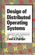 Design of Distributed Operating Systems     PDF电子版封面  0070216215   