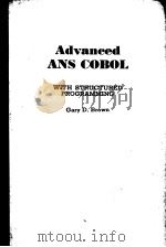 Advanced Ans COBOL     PDF电子版封面     