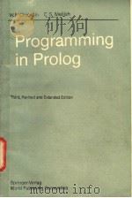 Programming in Prolog     PDF电子版封面  7506203065   