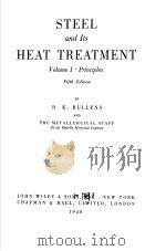 STEEL AND ITS HEAT TREATMENT     PDF电子版封面     