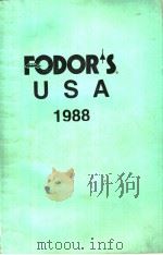 FODOR‘S USA 1988     PDF电子版封面  0679015752   