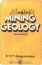 COURSES IN MINING GEOLOGY     PDF电子版封面     