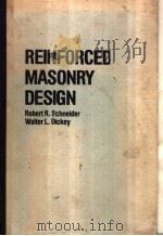 REINFORCED MASONRY DESIGN     PDF电子版封面     