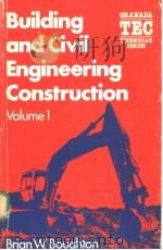 Building and Civil Engineering Construction Volume 1     PDF电子版封面     