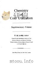 Chemistry of Coal Utilization     PDF电子版封面     