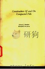 Comtruction of and On Compacted Fills     PDF电子版封面     