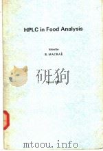 HPLC in Food Analysis     PDF电子版封面     