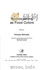 ANTHOCYANINS AS FOOD COLORS     PDF电子版封面  0124725503   