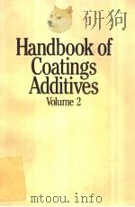 Handbook of Coatings Additives Volume 2     PDF电子版封面     