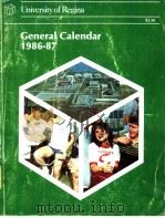 General Calendar 1986-87     PDF电子版封面     