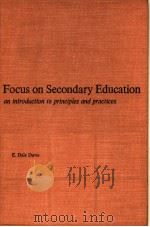 Focus on Secondary Education（ PDF版）