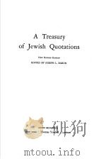 A Treasury of Jewish Quotations     PDF电子版封面     
