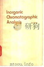 Inorganic Chromatographic Anaysis     PDF电子版封面     