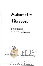 Automatic Titators     PDF电子版封面     