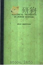 ELECTRICAL TRANSIENTS IN POWER SYSTEMS     PDF电子版封面     