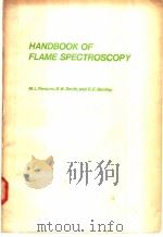 HANDBOOK OF FLAME SPECTROSCOPY     PDF电子版封面     