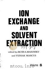 ION EXCHANGE AND SOLVENT EXTRACTION（ PDF版）