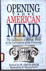 Opening the American Mind     PDF电子版封面     