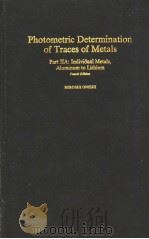 Photometric Determination of Traces of Metals（ PDF版）