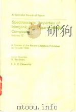 Spectroscopic Proerties of Inorganic and Organometallic Compounds Volume 17     PDF电子版封面     