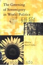 The Greening of Sovereignty in World Politics（ PDF版）