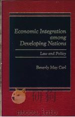 ECONOMIC INTEGRATION AMONG DEVELOPING NATIONS:LAW AND POLICY     PDF电子版封面  0030059739   