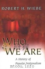 WHO WE ARE     PDF电子版封面  0691090238  ROBERTH.WIEBE 