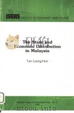 THE STATE AND ECONOMIC DISTRIBUTION IN PENINSULAR MALAYSIA（ PDF版）