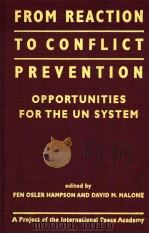 From Reaction to Conflict Prevention OpporTUNITIES FOR THE UN SYSTEM     PDF电子版封面  1588260437  Fen Osler Hampson  David M.Mal 