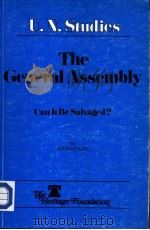 The General Assembly Can It Be Salvaged？   1984  PDF电子版封面  0891952098  ARIEH EILAN 