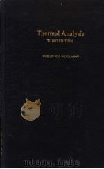 Thermal Analysis  THIRD EDITION     PDF电子版封面    WESLEY WM.WENDLANDT 