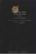 CRYSTAL DATA DETERMINATIVE TABLES Third Edition  Volume 1：ORGANIC COMPOUNDS  CUBIC     PDF电子版封面    J.D.H.Donnay  Helen M.Ondik 