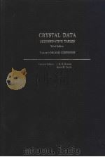 CRYSTAL DATA DETERMINATIVE TABLES Third Edition  Volume 1：ORGANIC COMPOUNDS  SUPPLEMENT     PDF电子版封面    J.D.H.Donnay  Helen M.Ondik 