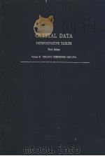 CRYSTAL DATA DETERMINATIVE TABLES Third Edition  Volume 3：ORGANIC COMPOUNDS  1967-1974  ANORTHIC     PDF电子版封面    J.D.H.Donnay 