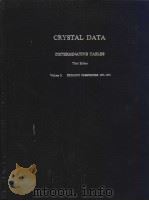 CRYSTAL DATA DETERMINATIVE TABLES Third Edition  Volume 5：ORGANIC COMPOUNDS 1975-1978  ANORTHIC（ PDF版）