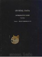 CRYSTAL DATA DETERMINATIVE TABLES Third Edition  Volume 5：ORGANIC COMPOUNDS 1975-1978  FORMULA INDEX     PDF电子版封面    J.D.H.Donnay 