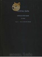 CRYSTAL DATA DETERMINATIVE TABLES Third Edition  Volume 6：ORGANIC COMPOUNDS 1979-1981  HEXAGONAL & R（ PDF版）