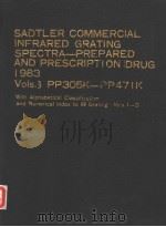 SADTLER COMMERCIAL INFRARED GRATING SPECTRA-PREPARED AND PRESCRIPTION DRUGS VOLUME  3   1983年  PDF电子版封面     