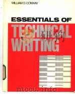 ESSENTIALS OF TECHNICAL WRITING     PDF电子版封面     