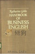 HANDBOOK OF BUSINESS ENGLISH     PDF电子版封面     
