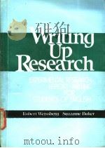Writing Up Research     PDF电子版封面     