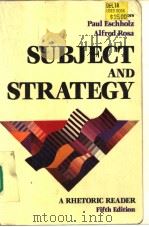 SUBJECT AND STRATEGY（ PDF版）