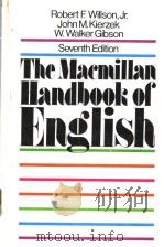 THE MACMILLAN HANDBOOK OF ENGLISH     PDF电子版封面  0024281409   
