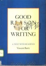 GOOD REASON FOR WRTING（ PDF版）